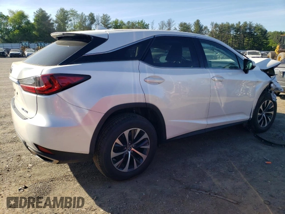 2022 Lexus RX 350 with VIN 2T2AZMDA3NC327358, listed as a Copart auction lot 57638665 with 73,659 mi miles and Salvage title. Bid and sale history available at DreamBid. Image 3.