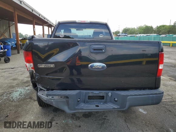 2007 Ford F-150 XL with VIN 1FTRF12297KD65656, listed as a Copart auction lot 59764355 with 97,702 mi miles and Salvage title. Bid and sale history available at DreamBid. Image 6.