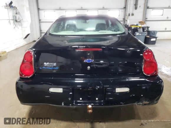 2003 Chevrolet Monte Carlo LS with VIN 2G1WW12EX39239856, listed as a Copart auction lot 88071655 with 169,472 mi miles and Salvage Title. Bid and sale history available at carsss.com. Image 6.