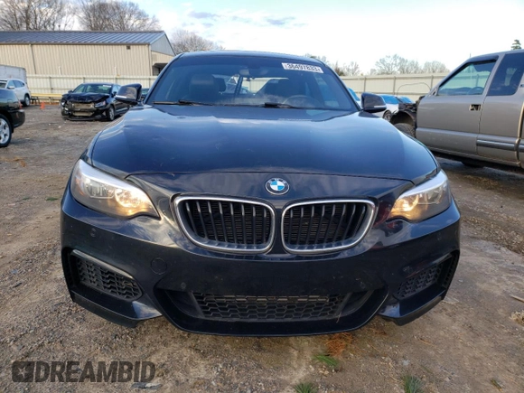2016 BMW 2 Series 228i with VIN WBA1F9C52GV544203, listed as a Copart auction lot 36497833 with 34,459 mi miles and . Bid and sale history available at carsss.com. Image 5.