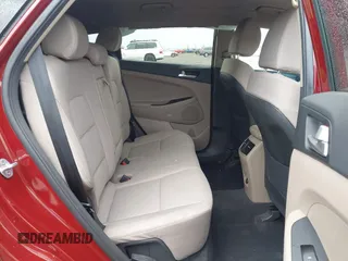2019 Hyundai Tucson SEL with VIN KM8J33ALXKU855608, listed as a IAAI auction lot 41906199 with 52,741 mi miles. Bid and sale history available at carsss.com. Image 8.