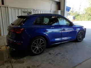 2021 Audi SQ5 Prestige with VIN WA1C4AFY8M2052744, listed as a Copart auction lot 68537844 with Not Provided miles and Salvage Title. Bid and sale history available at DreamBid. Image 3.