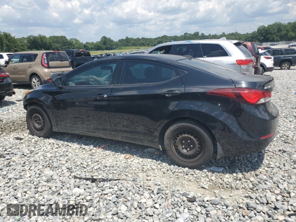 2015 Hyundai Elantra SE with VIN 5NPDH4AE6FH601629, listed as a Copart auction lot 65636335 with Not provided miles and Clean title. Bid and sale history available at DreamBid. Image 2.