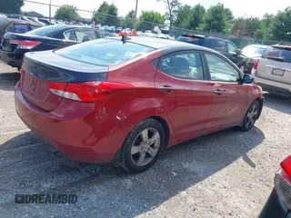 2012 Hyundai Elantra GLS with VIN KMHDH4AE8CU440312, listed as a IAAI auction lot 42726530 with 183,478 mi miles and . Bid and sale history available at DreamBid. Image 4.