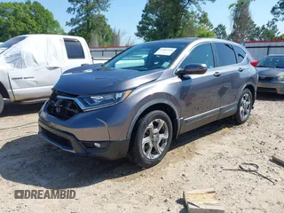 2019 Honda CR-V EX-L with VIN 7FARW1H80KE033322, listed as a IAAI auction lot 41987458 with 47,493 mi miles. Bid and sale history available at carsss.com. Image 2.