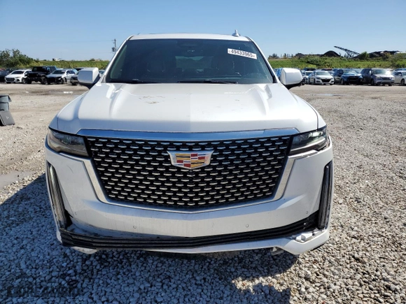 2022 Cadillac Escalade 4WD Premium Luxury with VIN 1GYS4BKL1NR336236, listed as a Copart auction lot 49433965 with 25,106 mi miles and Salvage Title. Bid and sale history available at carsss.com. Image 5.