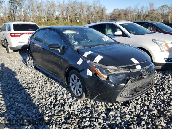 2022 Toyota Corolla LE with VIN JTDEPMAE1NJ209512, listed as a Copart auction lot 49896135 with 45,924 mi miles and Non Repairable. Bid and sale history available at carsss.com. Image 4.