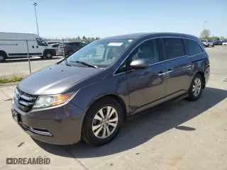 2015 Honda Odyssey EX-L with VIN 5FNRL5H68FB055570, listed as a Copart auction lot 53642005 with 138,928 mi miles and Salvage Title. Bid and sale history available at carsss.com. Image 1.