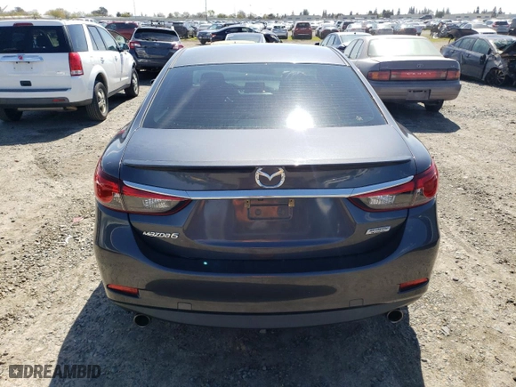 2016 Mazda Mazda6 i Sport with VIN JM1GJ1U55G1468916, listed as a Copart auction lot 50017665 with 144,397 mi miles and Salvage Title. Bid and sale history available at carsss.com. Image 6.