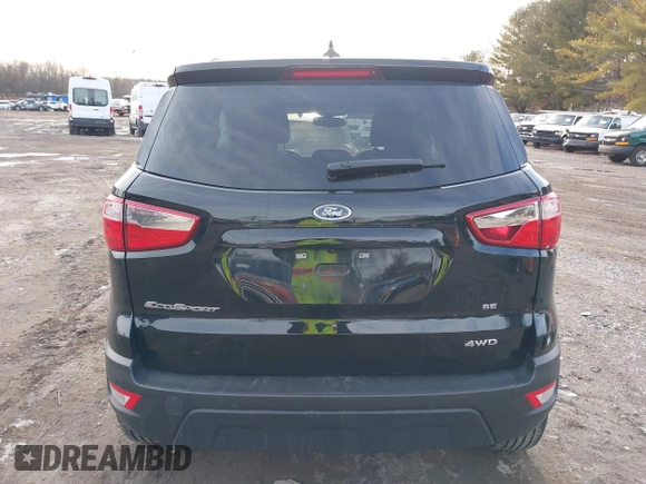 2022 Ford EcoSport SE with VIN MAJ6S3GL8NC457561, listed as a IAAI auction lot 41534907 with 24,251 mi miles and . Bid and sale history available at DreamBid. Image 16.
