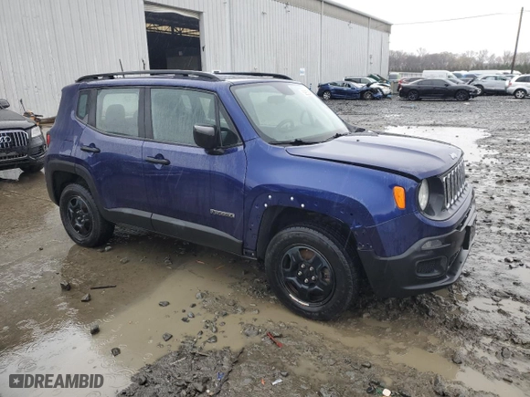 2018 Jeep Renegade Sport with VIN ZACCJBAH4JPH14249, listed as a Copart auction lot 52850475 with 82,891 mi miles and Clean Title. Bid and sale history available at carsss.com. Image 4.