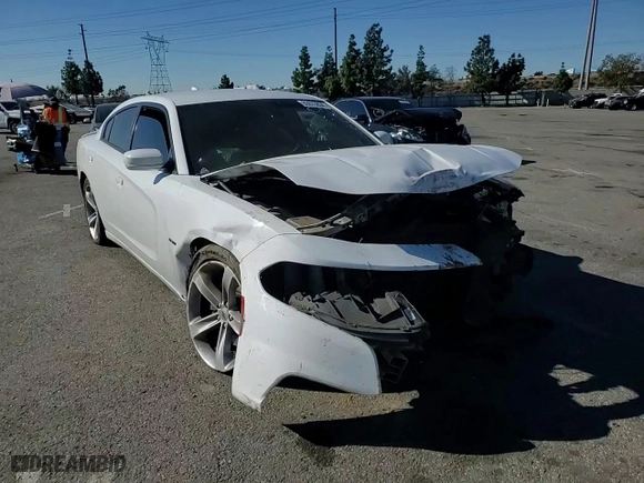 2018 Dodge Charger R/T with VIN 2C3CDXCT7JH205977, listed as a Copart auction lot 83673854 with 0 mi miles and Salvage Title. Bid and sale history available at carsss.com. Image 11.