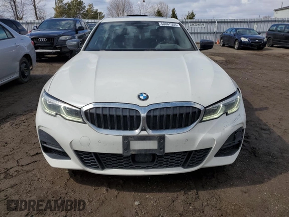 2019 BMW 3 Series 330i xDrive with VIN WBA5R7C51KAJ83334, listed as a Copart auction lot 50067505 with 104,019 mi miles and Clean Title. Bid and sale history available at carsss.com. Image 5.