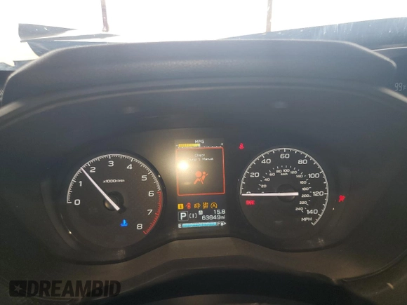 2021 Subaru Forester with VIN JF2SKADC3MH483442, listed as a Copart auction lot 56750255 with 63,849 mi miles and Salvage title. Bid and sale history available at DreamBid. Image 9.