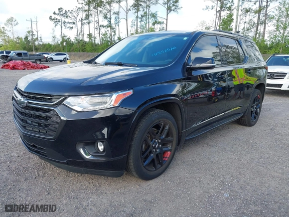 2018 Chevrolet Traverse Premier with VIN 1GNEVJKW2JJ247358, listed as a IAAI auction lot 41957576 with 84,689 mi miles. Bid and sale history available at carsss.com. Image 18.