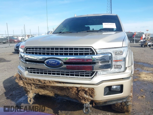 2018 Ford F-150 XL with VIN 1FTEW1E50JKC01823, listed as a IAAI auction lot 41824169 with 130,034 mi miles. Bid and sale history available at carsss.com. Image 11.