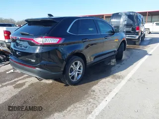 2016 Ford Edge Titanium with VIN 2FMPK3K91GBC66265, listed as a IAAI auction lot 41858592 with 63,621 mi miles. Bid and sale history available at carsss.com. Image 4.