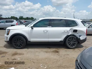 2022 Kia Telluride SX with VIN 5XYP54HC7NG219318, listed as a IAAI auction lot 42449492 with 25,574 mi miles and . Bid and sale history available at DreamBid. Image 14.