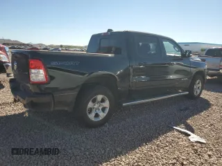 2022 Ram 1500 Lone Star with VIN 1C6RREFMXNN446341, listed as a Copart auction lot 74249304 with 5,587 mi miles and Salvage title. Bid and sale history available at DreamBid. Image 3.