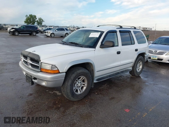 2003 Dodge Durango SLT Plus with VIN 1D4HS58N13F544814, listed as a IAAI auction lot 42675712 with 172,015 mi miles and . Bid and sale history available at DreamBid. Image 2.