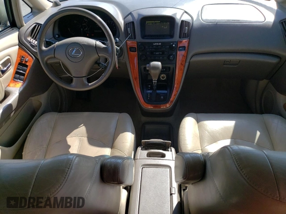 2001 Lexus RX 300 with VIN JTJHF10U910181642, listed as a Copart auction lot 52896115 with 187,019 mi miles and Salvage Title. Bid and sale history available at DreamBid. Image 8.