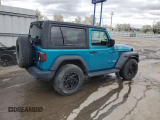 2020 Jeep Wrangler Sport S with VIN 1C4GJXAN3LW202881, listed as a Copart auction lot 53706335 with 47,743 mi miles and Salvage title. Bid and sale history available at DreamBid. Image 3.