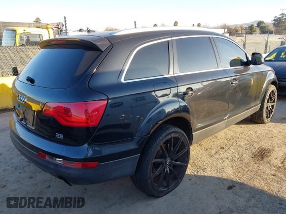 2009 Audi Q7 with VIN WA1AY74L89D023424, listed as a IAAI auction lot 41357560 with 206,381 mi miles. Bid and sale history available at carsss.com. Image 4.