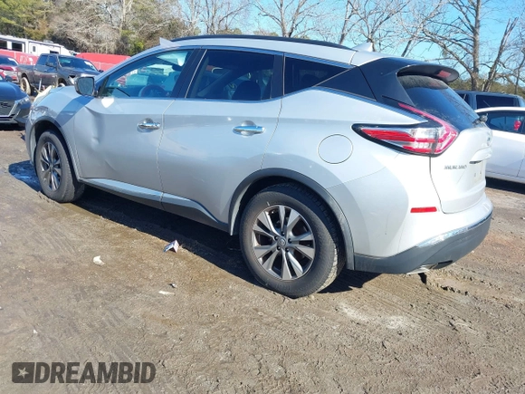 2018 Nissan Murano Platinum with VIN 5N1AZ2MG6JN136646, listed as a IAAI auction lot 41421280 with 123,667 mi miles. Bid and sale history available at carsss.com. Image 3.