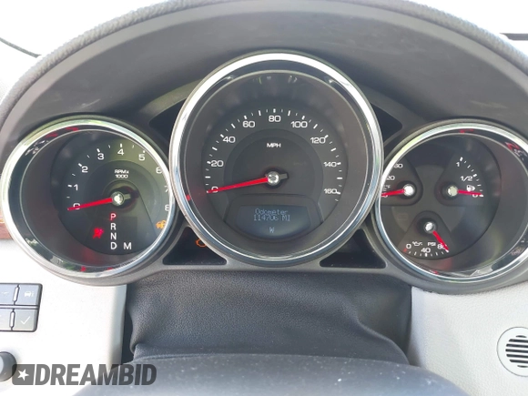 2008 Cadillac CTS RWD with VIN 1G6DM577280111413, listed as a IAAI auction lot 42238643 with 114,706 mi miles and . Bid and sale history available at DreamBid. Image 7.
