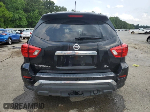 2017 Nissan Pathfinder SV z VIN 5N1DR2MN9HC608890, wystawiony jako Copart lot #59191845 z przebiegiem 136 270 mil mil oraz Szkoda całkowita • Salvage title. Historia ofert i sprzedaży dostępna na DreamBid. Obrazek 6.