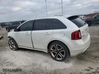 2014 Ford Edge Sport with VIN 2FMDK3AK0EBA23955, listed as a Copart auction lot 82540614 with 193,557 mi miles and Salvage Title. Bid and sale history available at carsss.com. Image 2.