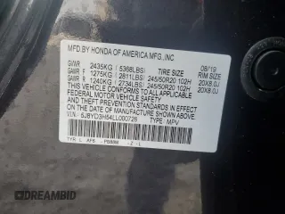 2020 Acura MDX w/Technology Pkg with VIN 5J8YD3H54LL000726, listed as a Copart auction lot 43518575 with 46,813 mi miles and Non Repairable. Bid and sale history available at carsss.com. Image 15.