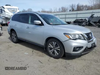2017 Nissan Pathfinder SL with VIN 5N1DR2MM9HC642366, listed as a Copart auction lot 50877595 with 73,768 mi miles and Salvage Title. Bid and sale history available at DreamBid. Image 4.
