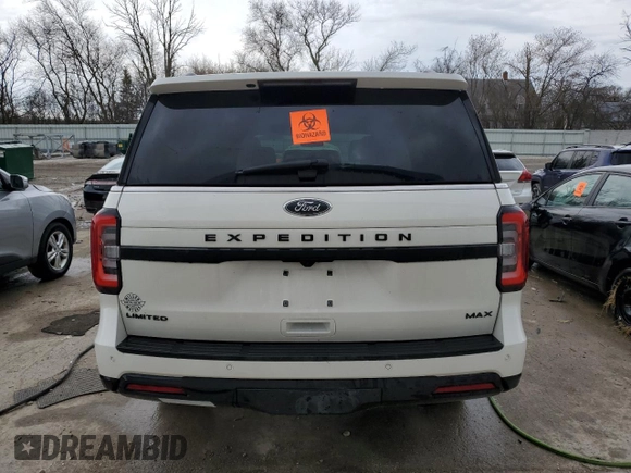2024 Ford Expedition Max Limited с VIN 1FMJK2A80REA58913, выставлен на аукционе Copart как лот 53850555 с пробегом 8 480 миль миль и Списание • Salvage title. История ставок и продаж доступна на DreamBid. Изображение 6.