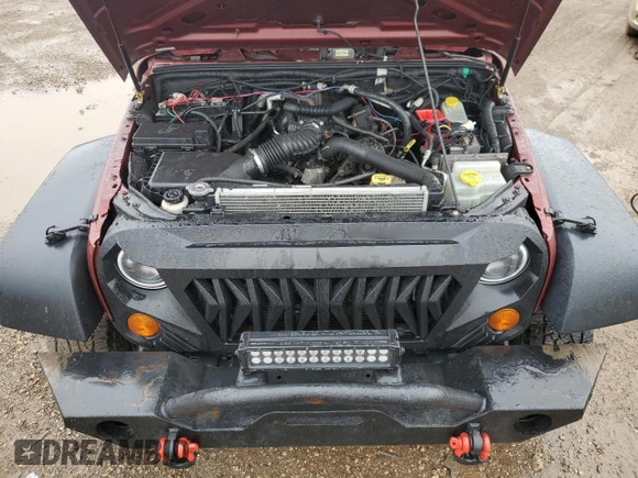 2008 Jeep Wrangler X with VIN 1J4FA24188L624865, listed as a Copart auction lot 55326885 with 142,185 mi miles and Clean Title. Bid and sale history available at DreamBid. Image 11.