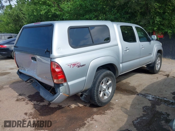 2005 Toyota Tacoma with VIN 5TELU42N45Z137094, listed as a IAAI auction lot 42585551 with 331,546 mi miles and . Bid and sale history available at DreamBid. Image 4.