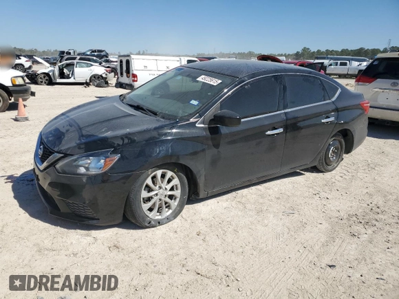2019 Nissan Sentra SV with VIN 3N1AB7AP7KY416142, listed as a Copart auction lot 49225615 with 82,438 mi miles and Salvage Title. Bid and sale history available at DreamBid. Image 1.