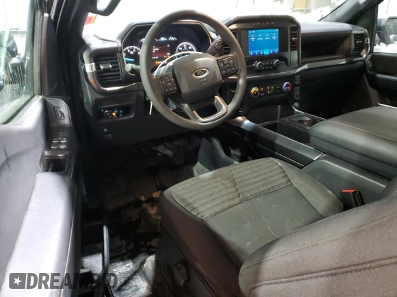 2022 Ford F-150 XL with VIN 1FTEX1EP2NFA76658, listed as a Copart auction lot 44104645 with 44,315 mi miles and Salvage title. Bid and sale history available at DreamBid. Image 8.