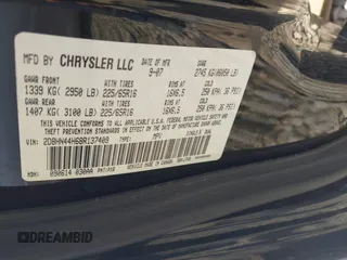 2008 Dodge Grand Caravan SE z VIN 2D8HN44H68R137409, wystawiony jako IAAI lot #42231687 z przebiegiem 283 603 mil mil oraz . Historia ofert i sprzedaży dostępna na DreamBid. Obrazek 9.