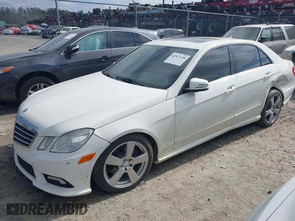 2011 Mercedes-Benz E-Class E 350 Luxury with VIN WDDHF5GB9BA270210, listed as a IAAI auction lot 41527438 with 147,692 mi miles. Bid and sale history available at carsss.com. Image 2.