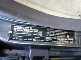 2005 Bentley Arnage R z VIN SCBLC37F65CX10805, wystawiony jako Copart lot #80332124 z przebiegiem Nie podano mil oraz Nie do naprawy. Historia ofert i sprzedaży dostępna na DreamBid. Obrazek 13.