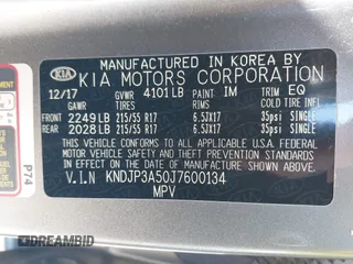 2018 Kia Soul + with VIN KNDJP3A50J7600134, listed as a IAAI auction lot 41812820 with 91,831 mi miles and . Bid and sale history available at DreamBid. Image 9.