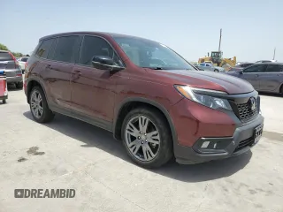 2021 Honda Passport EX-L with VIN 5FNYF7H50MB013526, listed as a Copart auction lot 65603644 with 44,745 mi miles and Salvage Title. Bid and sale history available at carsss.com. Image 4.