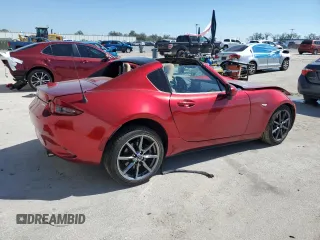 2020 Mazda MX-5 Miata Grand Touring z VIN JM1NDAM73L0412151, wystawiony jako Copart lot #47370245 z przebiegiem Nie podano mil oraz Nie do naprawy • Non repairable. Historia ofert i sprzedaży dostępna na DreamBid. Obrazek 3.