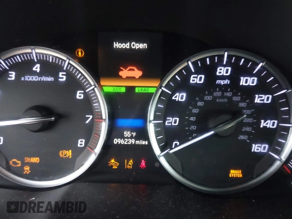 2019 Acura MDX w/Technology Pkg with VIN 5J8YD4H53KL012273, listed as a IAAI auction lot 41784034 with 96,239 mi miles. Bid and sale history available at carsss.com. Image 15.