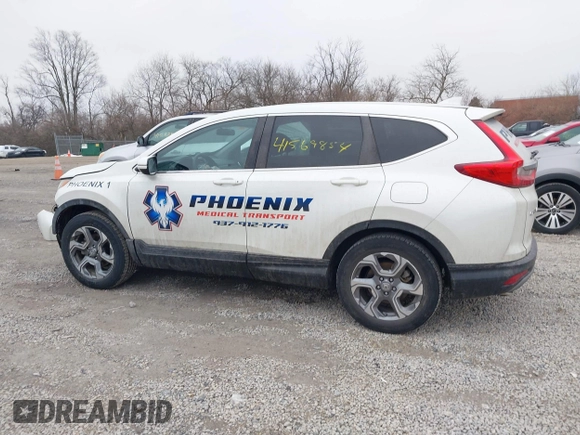 2017 Honda CR-V EX with VIN 2HKRW2H56HH682396, listed as a IAAI auction lot 41569854 with 74,392 mi miles. Bid and sale history available at carsss.com. Image 15.