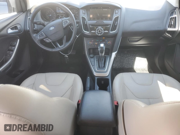 2018 Ford Focus Titanium with VIN 1FADP3N24JL326253, listed as a Copart auction lot 57757835 with 75,579 mi miles and Salvage title. Bid and sale history available at DreamBid. Image 8.