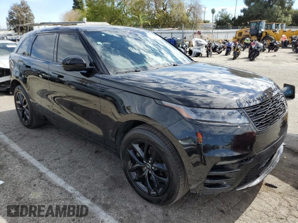 2024 Land Rover Range Rover Velar Dynamic SE with VIN SALYL2EXXRA386373, listed as a Copart auction lot 46256485 with 19,602 mi miles and Salvage title. Bid and sale history available at DreamBid. Image 4.