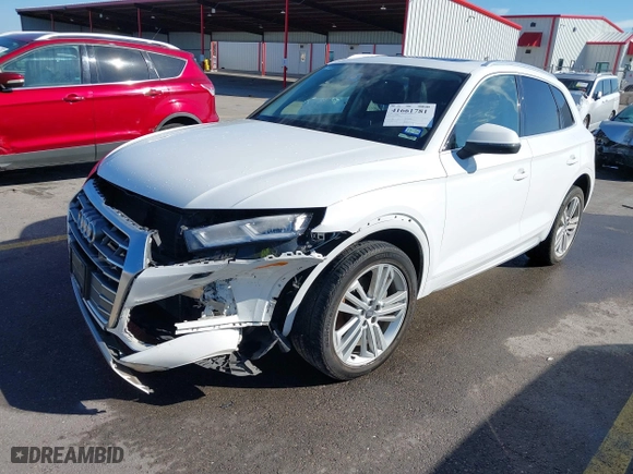 2019 Audi Q5 Premium Plus with VIN WA1BNAFYXK2096914, listed as a IAAI auction lot 41661781 with 51,691 mi miles. Bid and sale history available at carsss.com. Image 16.