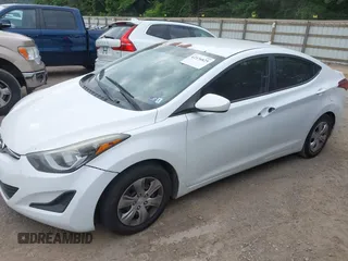 2016 Hyundai Elantra SE with VIN 5NPDH4AE4GH765866, listed as a IAAI auction lot 42376825 with Not provided miles and . Bid and sale history available at DreamBid. Image 6.
